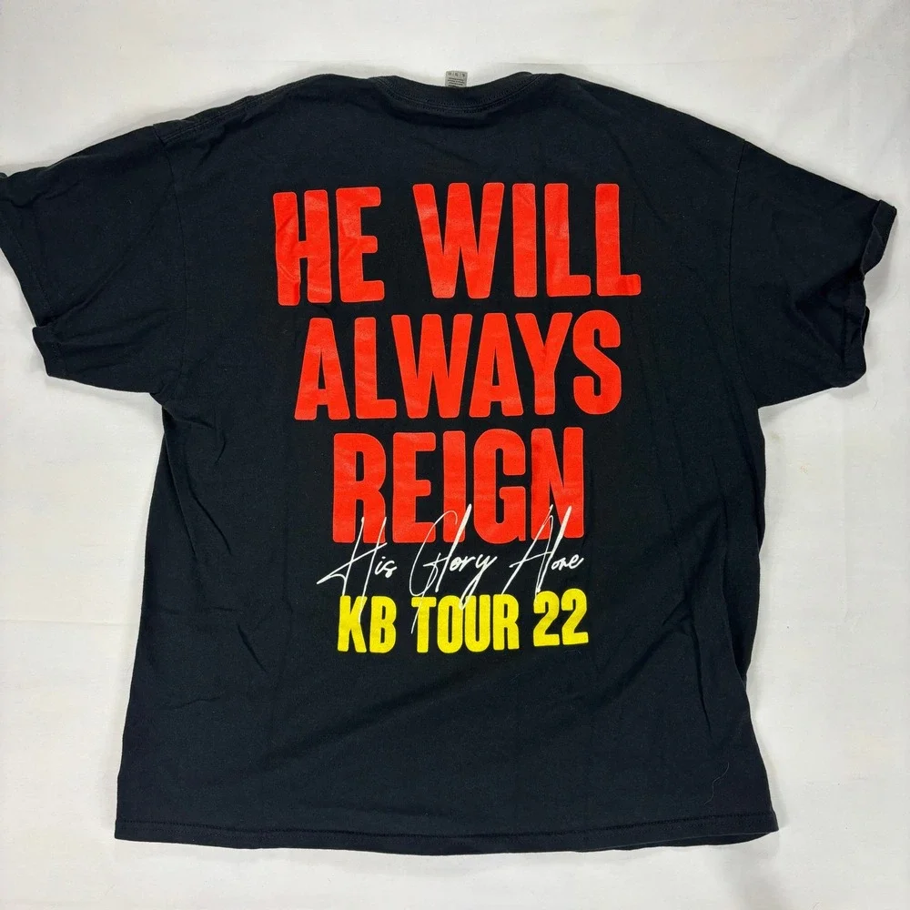 HGA Christ On The Throne Graphic T Shirt Black KB Tour 2022 Mens XL - Picture 2 of 5